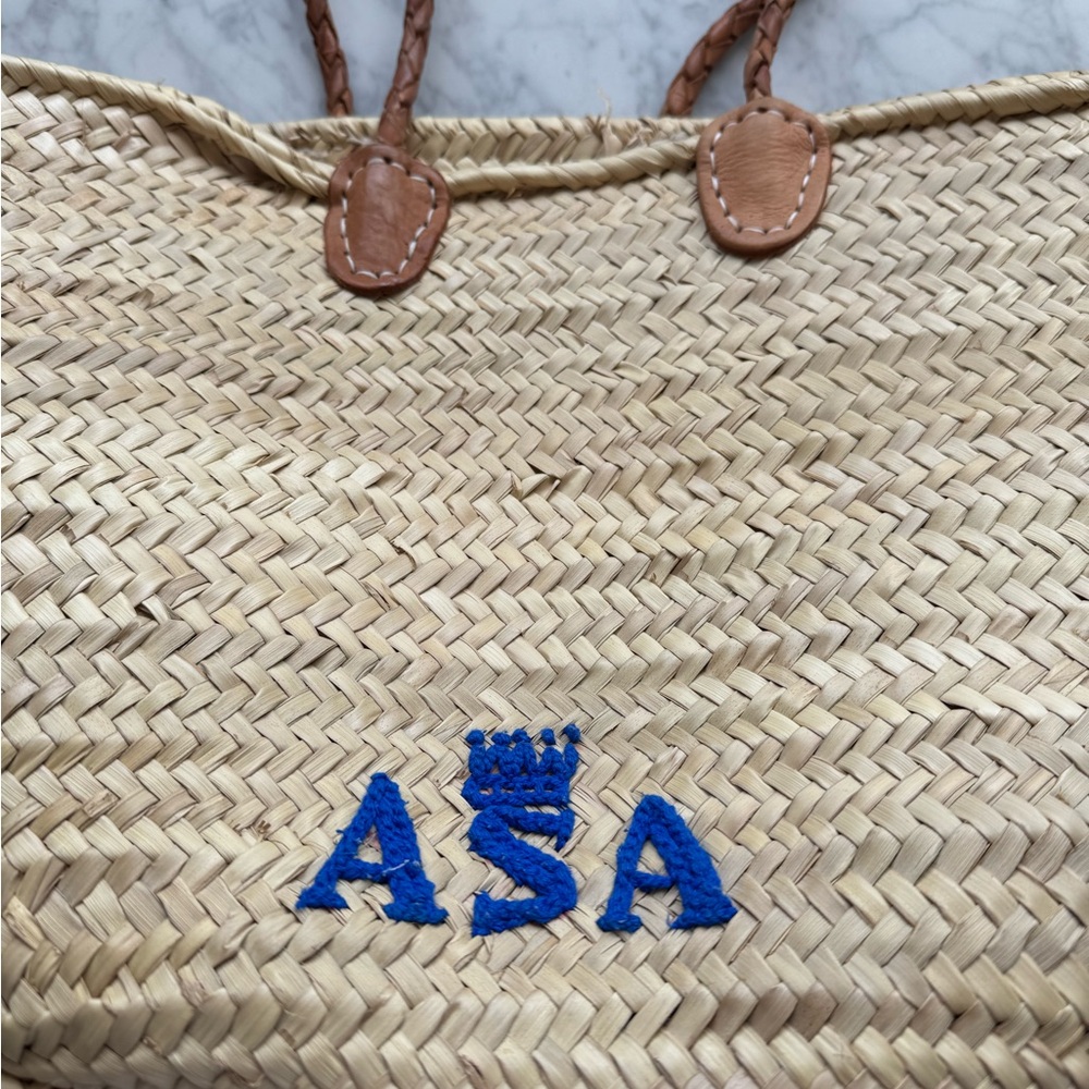 ASA Evil Eye Woven Tote Bag - Picture 7 of 8